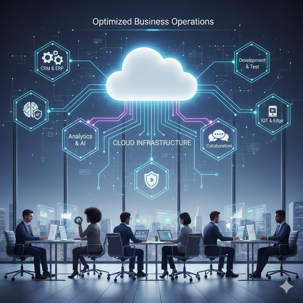 Optimizing Business Operations with Cloud Infrastructure